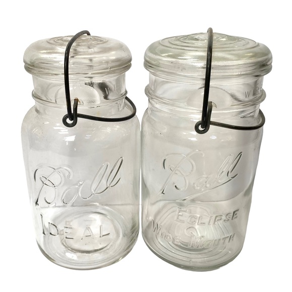 Ball Kitchen Vintage Ball Ideal Ball Eclipse Jar And Wire Lid